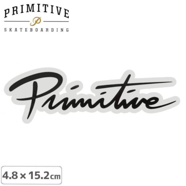 プリミティブ PRIMITIVE スケボー ステッカー SCRIPT LOGO STICKER NO...