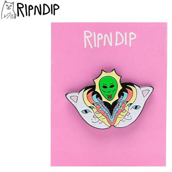 RIPNDIP リップンディップ スケボー ピンバッジ SPLITTING HEADS PIN 2....