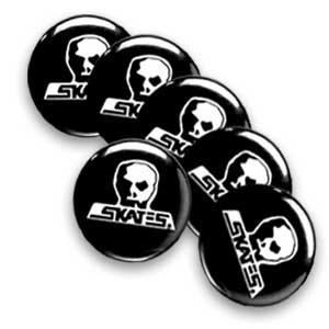 スカルスケーツ SKULL SKATES ピンバッヂ SKULL SKATES LOGO PINS 6個セット NO1｜sk8-sunabe