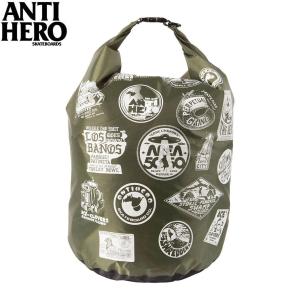 アンチヒーロ ANTIHERO ドライバッグ PARK SERIES OLIVE DRY BAG ミリタリーグリーン NO5｜sk8-sunabe