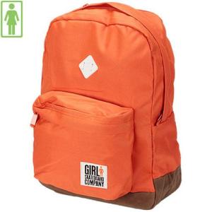 スケボー リュック ガール GIRL SKATEBOARDS Simple Backpack オレンジ NO6｜sk8-sunabe