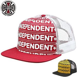 スケボー スケートボード アウトレット INDEPENDENT インディペンデント キャップ AXLE BAR TRUCKER HAT 2COLOR NO42｜sk8-sunabe