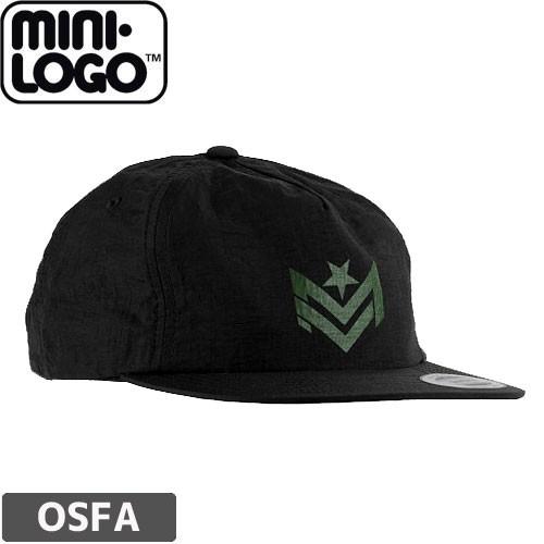 MINI LOGO スケボー スケートボード キャップ CHEVRON CAP ブラック NO01