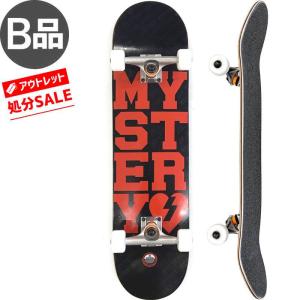 アウトレット ミステリー MYSTERY スケートボード コンプリート VARSITY RED COMPLETE 8.0インチ NO12｜sk8-sunabe