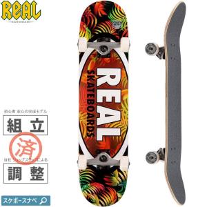 リアル REAL スケートボード コンプリート TEAM TROPIC OVALS II COMPLETE 95A 7.75インチ NO37｜sk8-sunabe