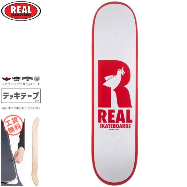 リアル REAL スケボー スケートボード デッキ DOVES RENEWAL DECK 8.06イ...