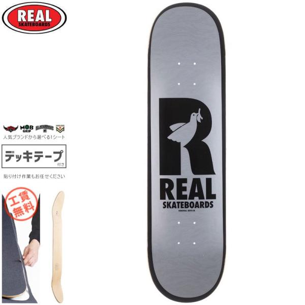 リアル REAL スケボー スケートボード デッキ DOVES RENEWAL DECK 8.25イ...