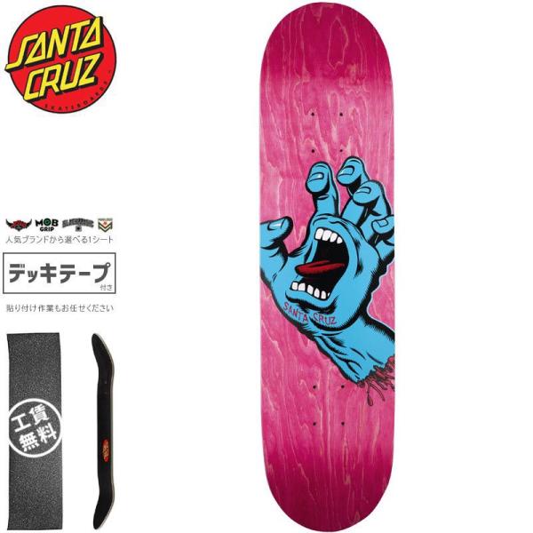 サンタクルーズ SANTA CRUZ スケートボード デッキ SCREAMING HAND DECK...