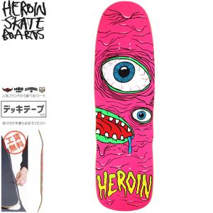 HEROIN SKATEBOARDS ヘロイン デッキ PINK MUTANT DECK 9.5インチ オールドスクール NO63｜sk8-sunabe