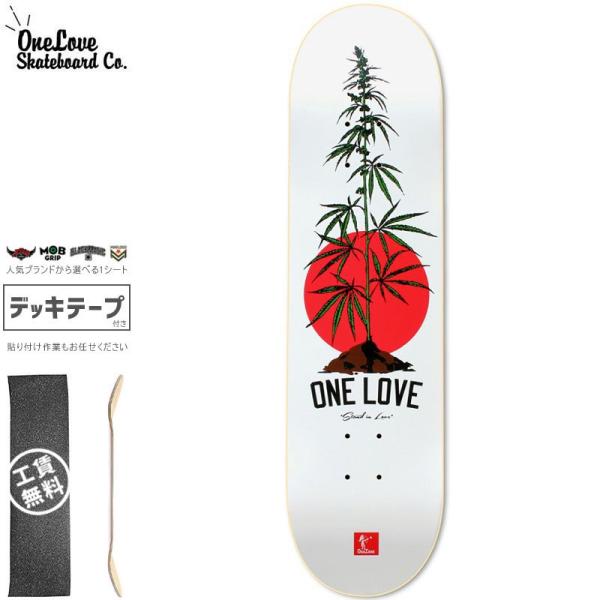 ONE LOVE ワンラブ スケボー スケートボード デッキ PLANT DECK 7.7インチ N...