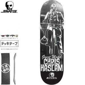 スカルスケーツ SKULL SKATES スケボーデッキ CHRIS HASLAM GUEST DE...