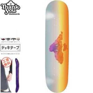 THANK YOU SKATEBOARDS サンキュー スケボー スケートボード デッキ ABOVE THE SUNSET DECK 7.75インチ NO17｜sk8-sunabe