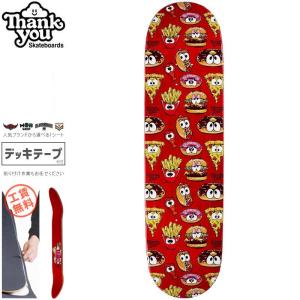 THANK YOU SKATEBOARDS サンキュー スケートボード デッキ SONG JUNK FOOD DECK 7.875インチ NO22｜sk8-sunabe