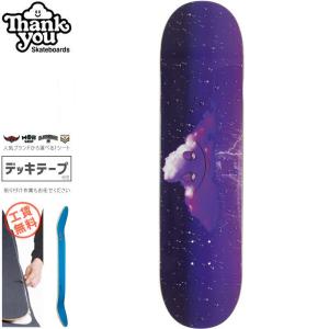 THANK YOU SKATEBOARDS サンキュー スケートボード デッキ PURPLE RAIN CLOUD DECK 7.75インチ/8.0インチ/8.25インチ NO28｜sk8-sunabe