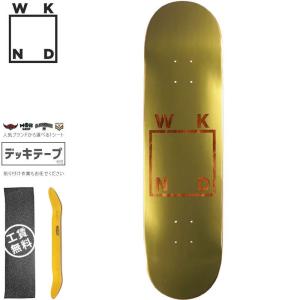 ウィークエンド WKND スケボー デッキ GOLD PLATED LOGO DECK 7.75インチ/8.25インチ/8.375インチ NO44｜sk8-sunabe