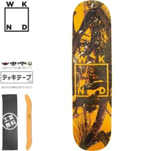 ウィークエンド WKND スケボー デッキ CAMO LOGO DECK 8.0インチ/8.125インチ オレンジ NO46