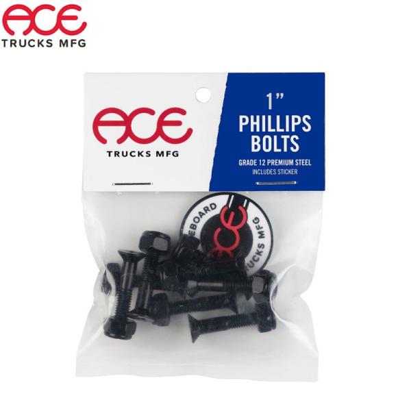 ACE TRUCKS MFG エース スケボー ハードウェア PHILLIPS BOLTS プラス ...