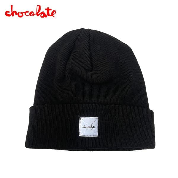 チョコレート CHOCOLATE ニットキャップ REFLECTIVE WORKBEANIE ブラッ...