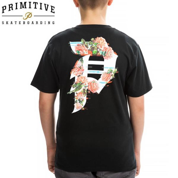 スケボー スケートボード PRIMITIVE プリミティブ キッズ Tシャツ DIRTY P GLI...