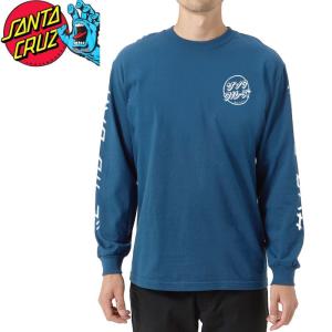 サンタクルズ SANTA CRUZ スケボー スケートボード ロンT HANDO L/S TEE ハーバーブルー NO2｜sk8-sunabe