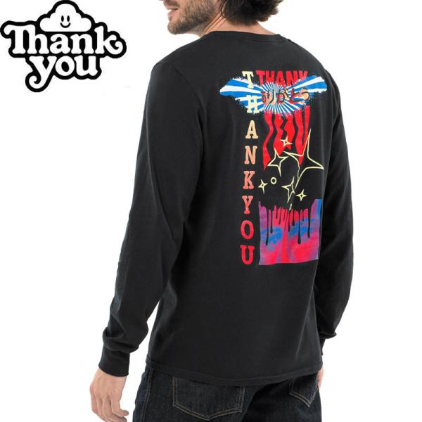 THANK YOU サンキュー スケボー スケートボード ロング Tシャツ FLY L/S TEE ...
