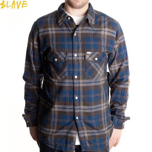 スレイブ SLAVE スケボー スケートボード シャツ FLANNEL SHIRTS L/S ネルシ...