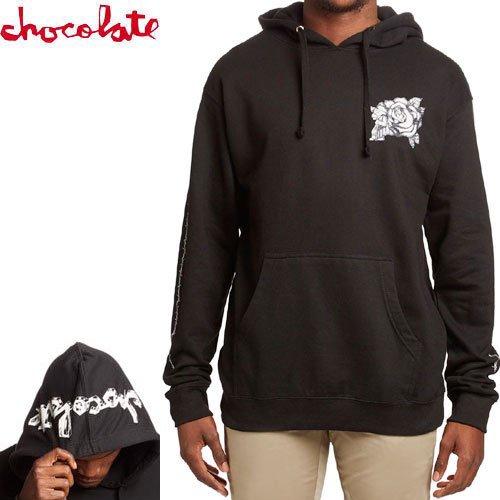 チョコレート CHOCOLATE スケボー パーカー LUPITAS CHUNK HOODIE ブラ...