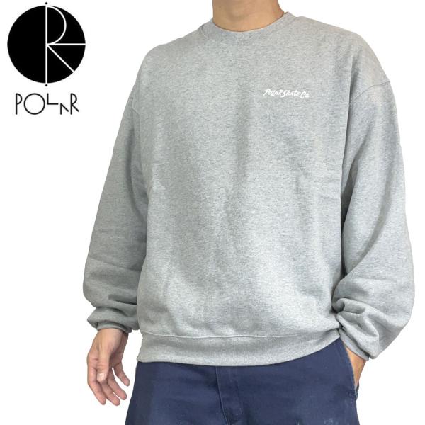 POLAR ポーラー スケボー ウェットシャツ SURF LOGO CREWNECK SWEATSH...