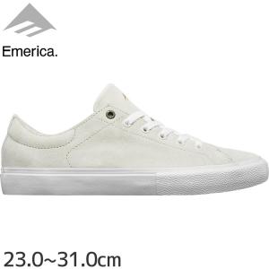 エメリカ EMERICA スケート シューズ OMEN LO SHOES スウェード WHITE NO218｜スケートボードSHOP砂辺ヤフー店