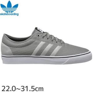 アディダス ADIDAS SKATEBOARDING シューズ ADI EASE WOVEN 編みこみ シルバー NO21｜スケートボードSHOP砂辺ヤフー店