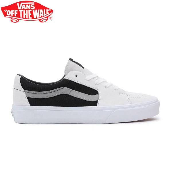 VANS スケートボード シューズ USA企画 SK8 LOW 2-TONE ホワイト/ブラック N...