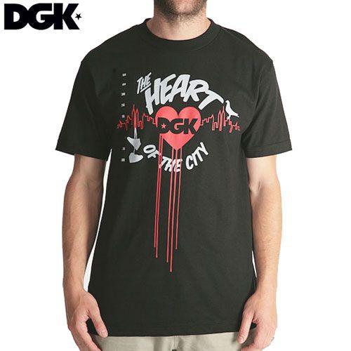 アウトレット ディージーケー DGK スケボー スケートボード Tシャツ HEART OF THE ...