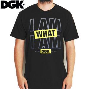 アウトレット DGK ディージーケー スケボー スケートボード Tシャツ WHAT I AM TEE ブラック NO283｜sk8-sunabe