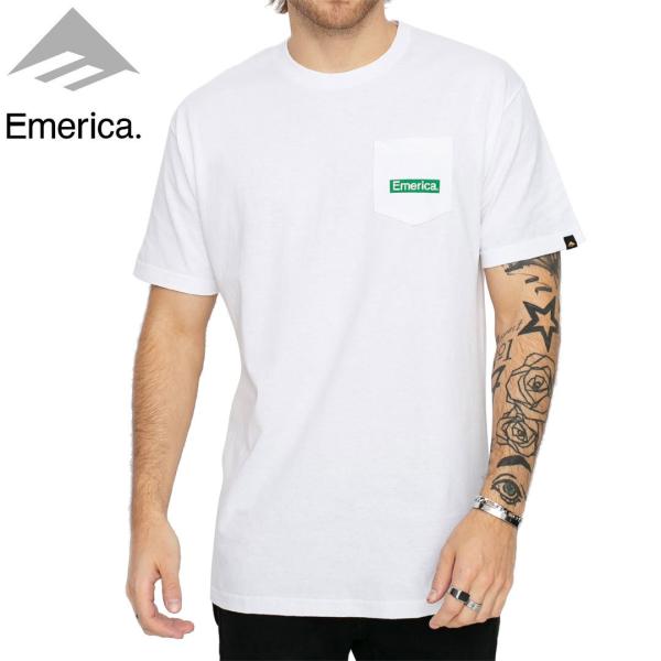 エメリカ EMERICA スケボー Tシャツ PURE TRIANGLE POCKET TEE ポケ...