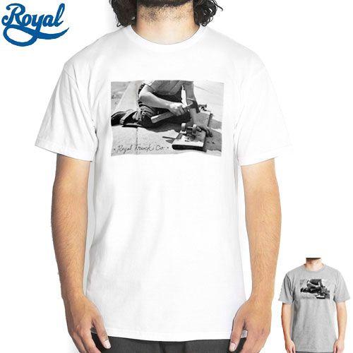 アウトレット スケボー スケートボード Tシャツ ロイヤル ROYAL VINTAGE TEE ホワ...