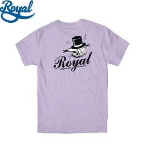 ロイヤル ROYAL TRUCKS スケボー Tシャツ SOPHISTICATES TEE ラベンダー NO64｜sk8-sunabe