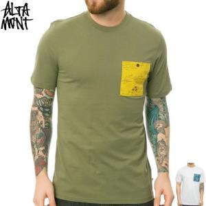 スケボー スケートボード Tシャツ ALTAMONT オルタモント WAVY CREW POCKET...