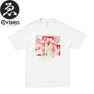EVISEN エビセン スケボー Tシャツ ZYUNNPOU TEE ホワイト NO23｜sk8-sunabe