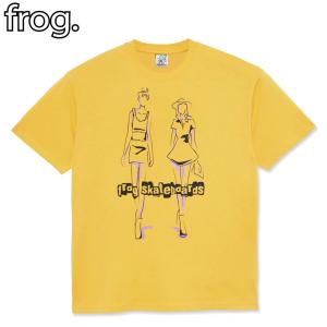 FROG SKATEBOARDS フロッグ スケートボード Tシャツ GIRL BOSSES TEE イエロー NO4｜sk8-sunabe