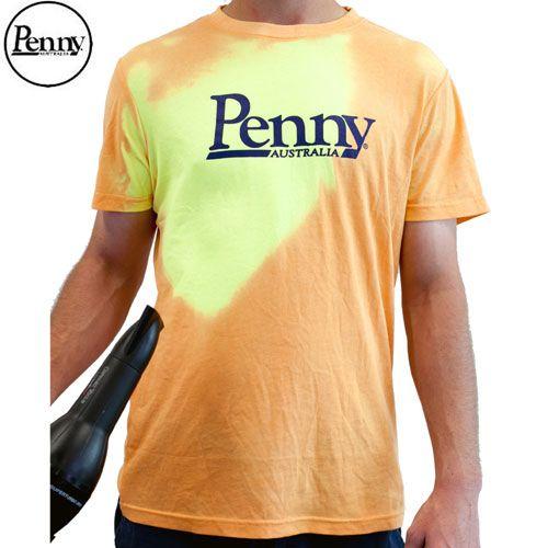 ペニー PENNY スケボー スケートボード Tシャツ HOT SPOT TEE オレンジ x イエ...