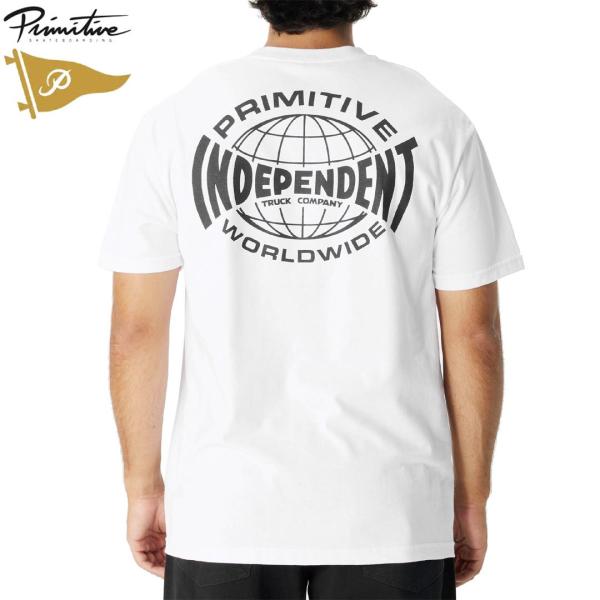 PRIMITIVE プリミティブ スケボー Tシャツ x INDEPENDENT GLOBAL TE...