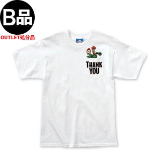 アウトレットTHANK YOU サンキュー スケボー Tシャツ BALANCED POCKET TEE ホワイト｜sk8-sunabe