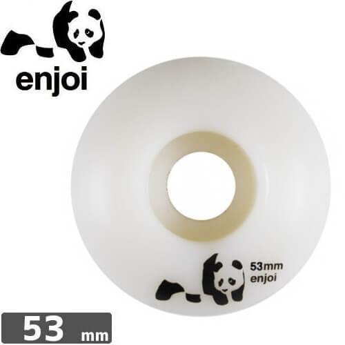 スケボー エンジョイ ENJOI WHITEY PANDA ホワイト 53mm 99A NO18 ス...