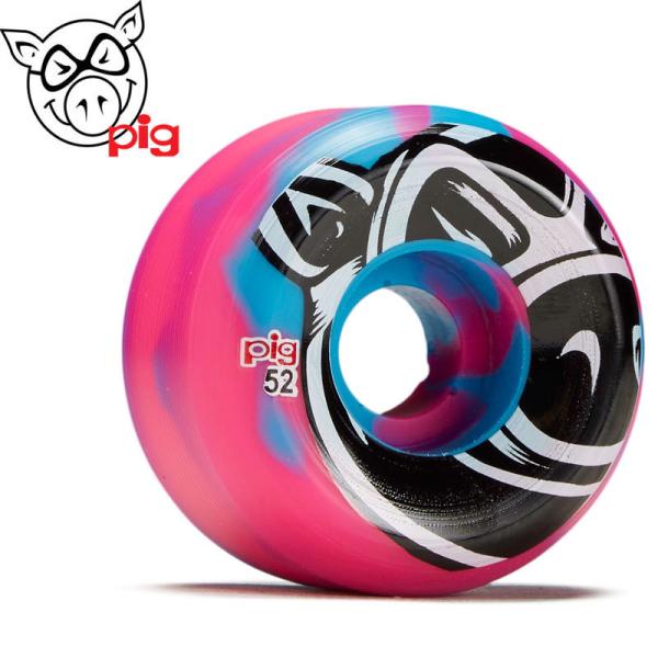 スケボー スケートボード ピッグ PIG WHEELS ウィール HEAD SWIRL C-LINE...