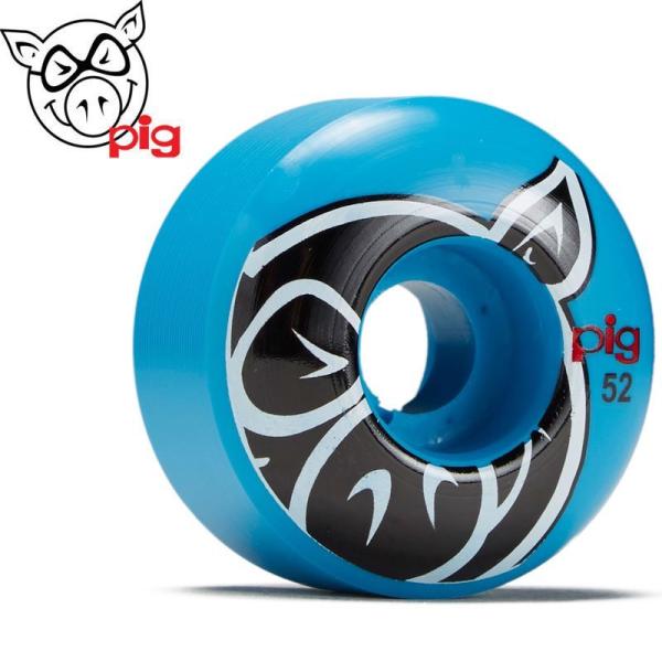 スケボー スケートボード ピッグ PIG WHEELS ウィール PRO-LINE HEAD BLU...