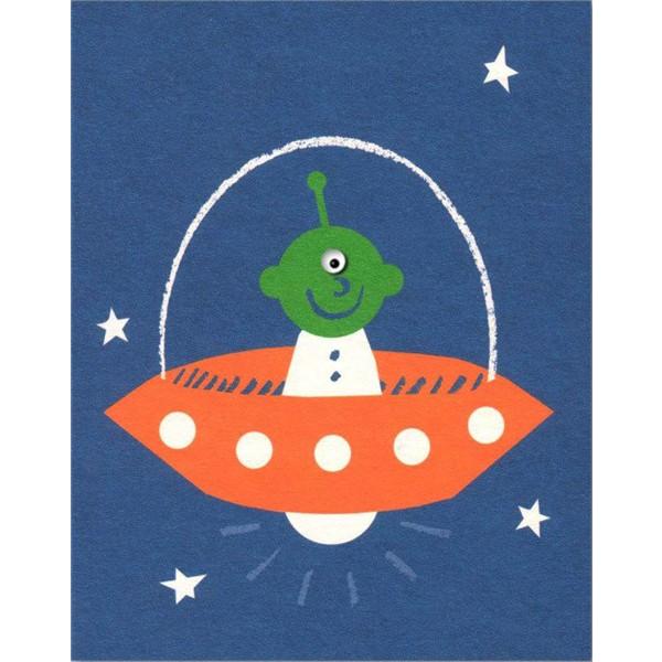 リサ ジョーンズ　グリーティングカード 「宇宙人」