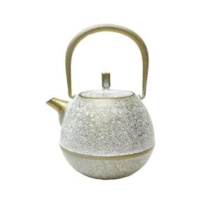 南部鉄急須 Egg 白金 岩手のクラフト ギフトに : 和趣味の店 すずめの