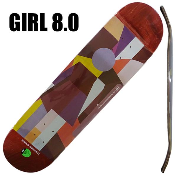 閉店セール！ガール スケートボード デッキ GIRL BENNETT EMERGENCE 8.0 D...