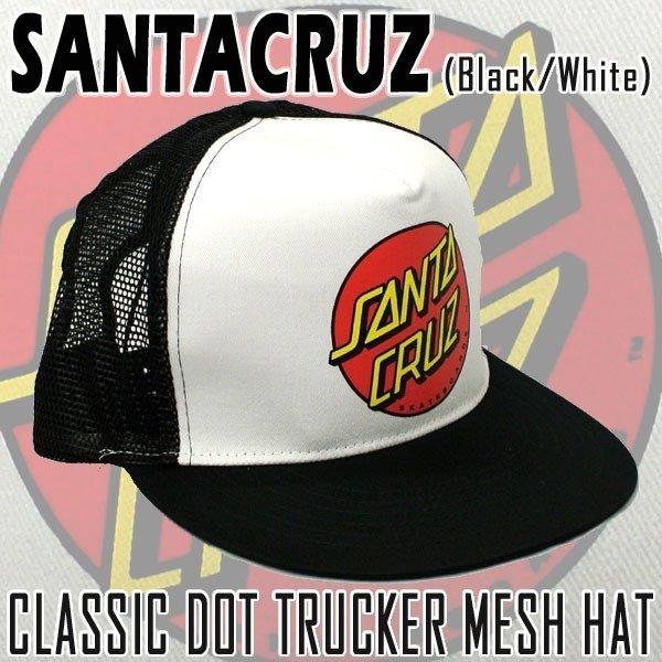 値下げしました！SANTACRUZ/サンタクルズ CLASSIC DOT TRUCKER HAT W...
