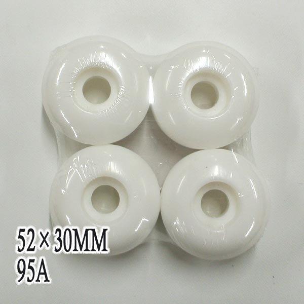 閉店セール！SW WHITE WHEEL 52×30mm 95A スケートボード BLANC WHE...